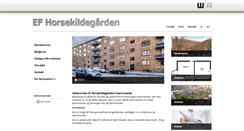 Desktop Screenshot of horsekildegaarden.dk